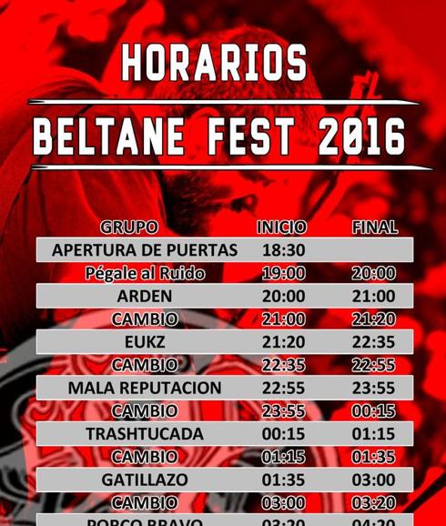 Más de 700 entradas vendidas para el Beltane Fest