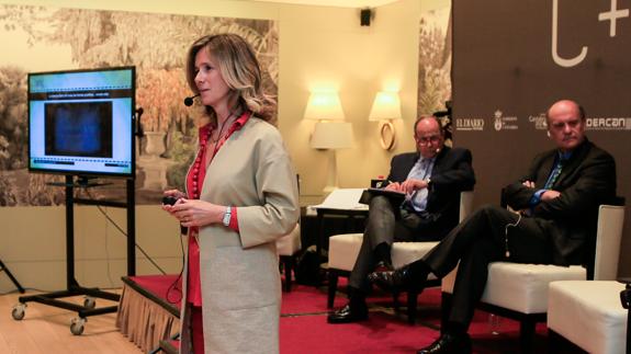 Garmendia, Crespo y Álvarez- Miranda durante el debate.