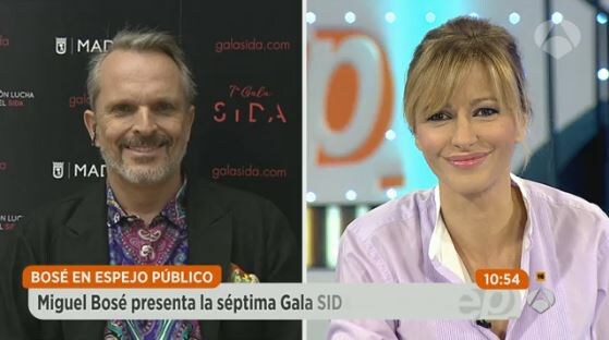 Miguel Bosé y Susanna Griso protagonizan un encontronazo en directo