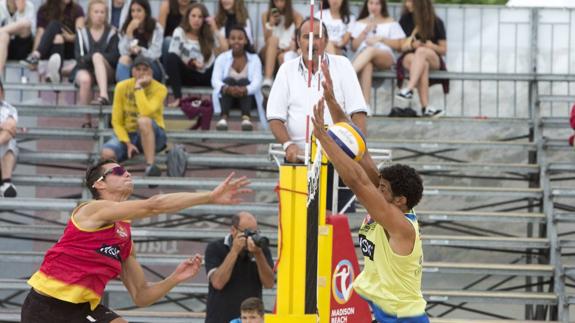 La Salvé es la sede hasta el domingo de los IV Internacionales Villa de Laredo.
