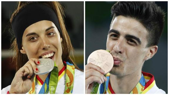 Eva Calvo y Joel González, plata y bronce en taekwondo.