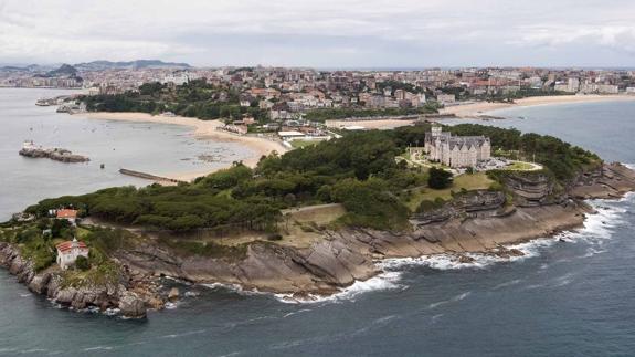 La península de La Magdalena, una de las postales de la ciudad.