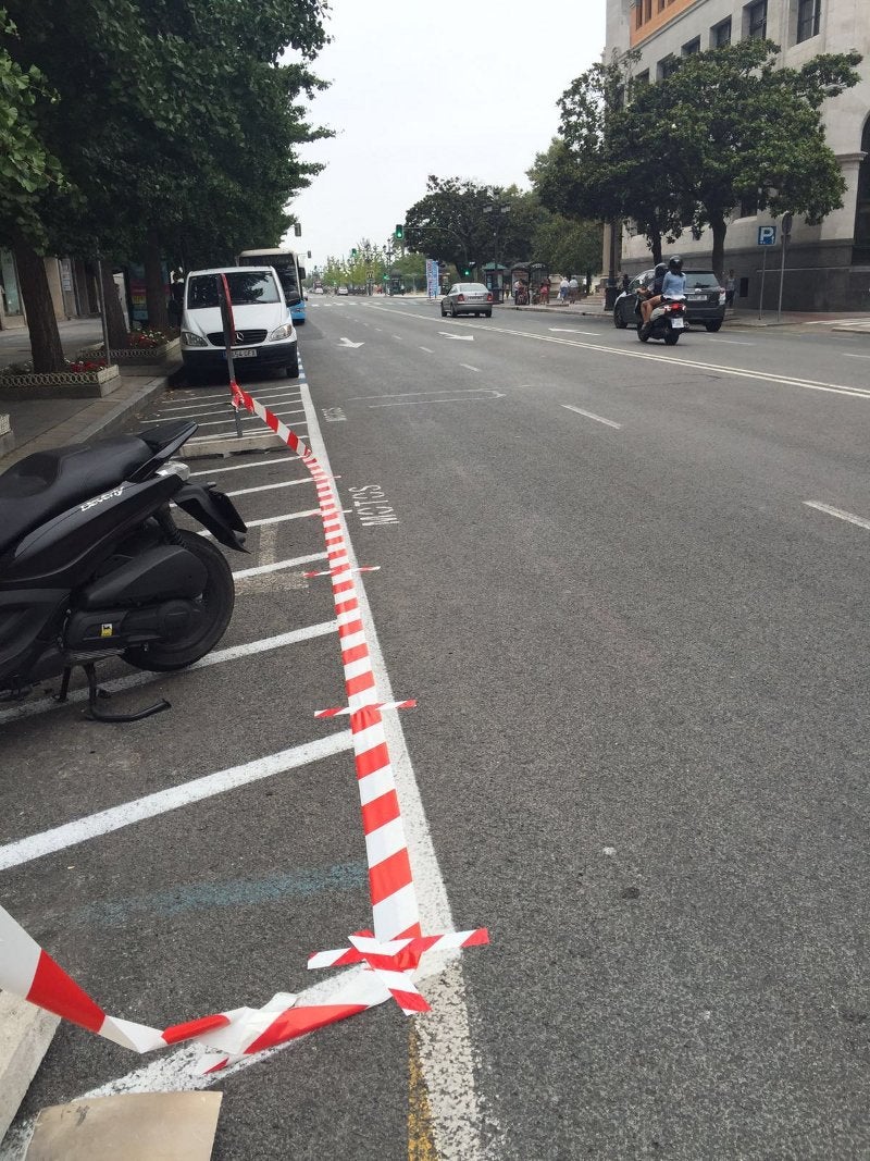 Zona en la que se produjo el accidente.