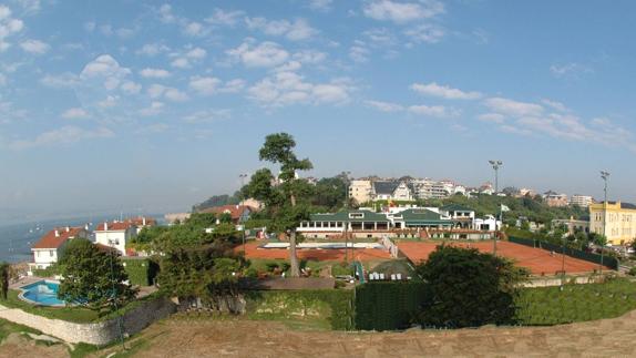 Vista de la Real Sociedad de Tenis de Santander.