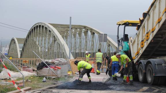 El puente fue reinaugurado el pasado mes de junio.