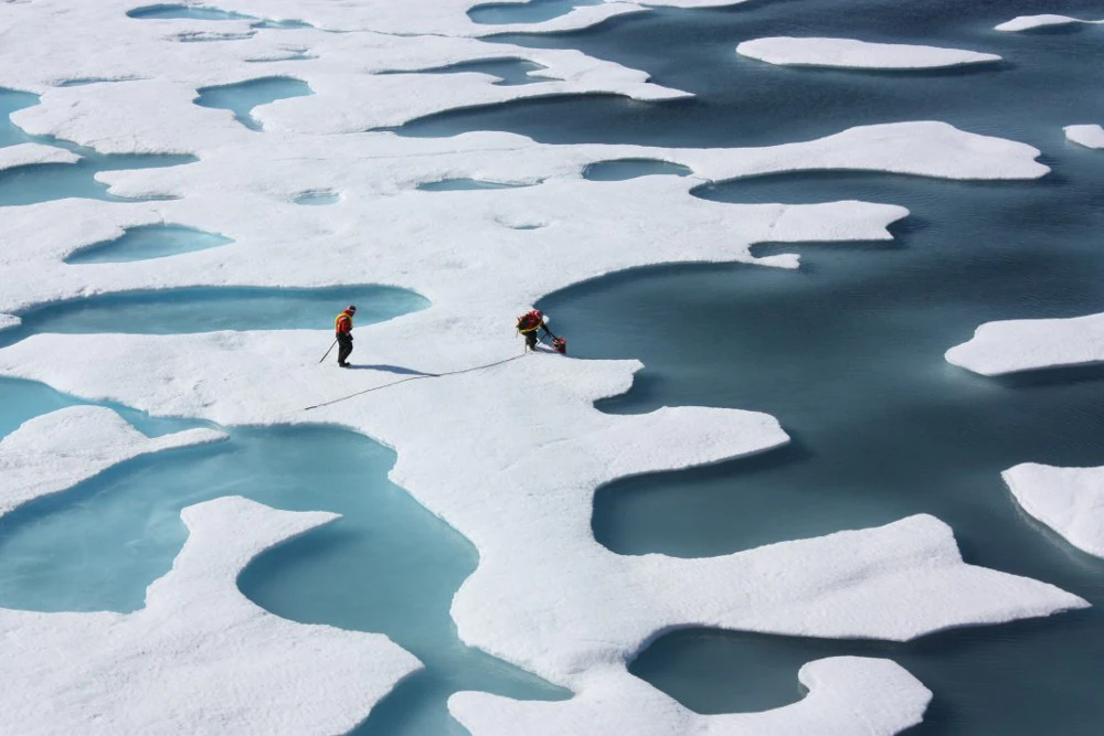 El deshilo del Ártico ha superado todas las previsiones.