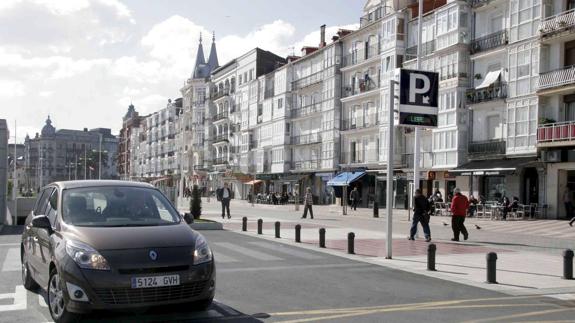 Vista del aparcamiento subterráneo de Amestoy.