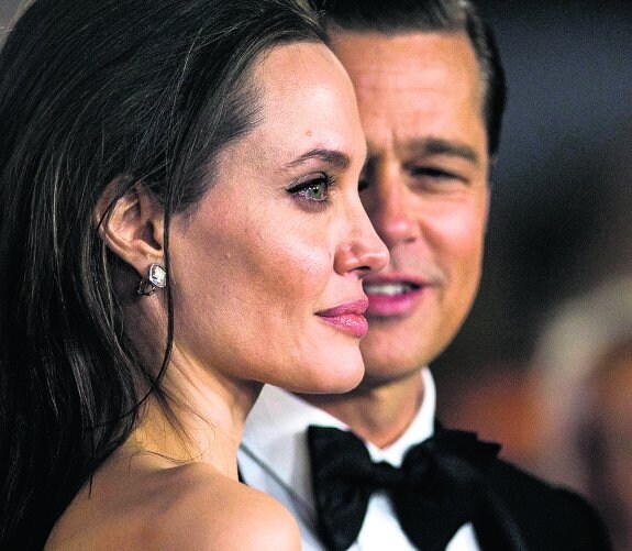 Los 'Brangelina', durante la presentación de su última película 'Frente al mar'. :: reuters