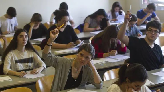 Estudiantes de la Universidad de Cantabria.