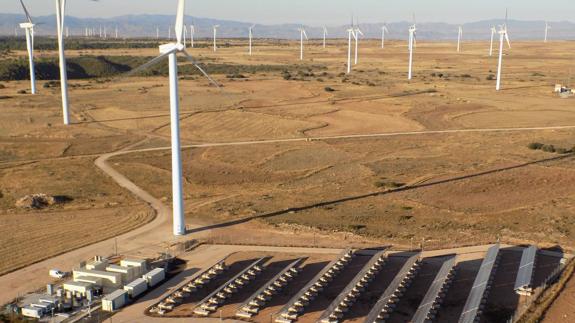 Gamesa ha instalado el propotipo en el parque eólico de La Muela, en Aragón. 