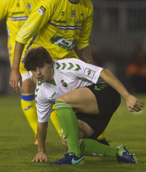 Josemi, durante el partido del domingo contra la Arandina, donde debutó en el minuto 54.