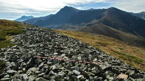 Fortificación de Robadorio frente a Peña Prieta