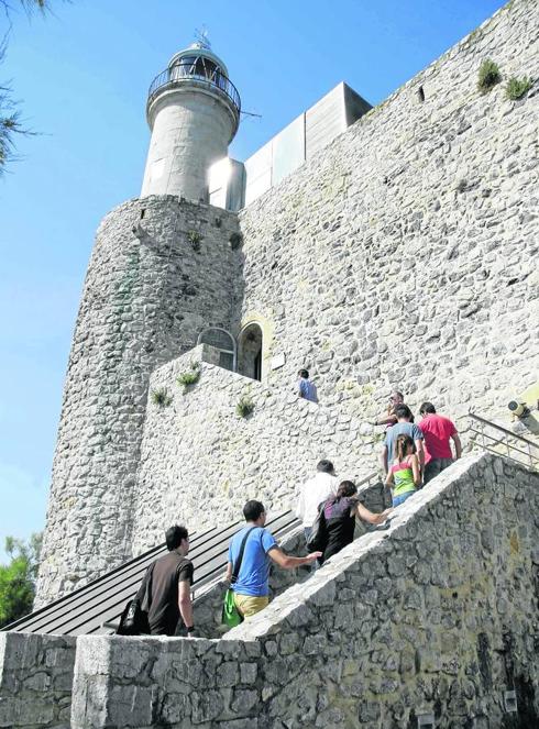 Las reforma del Castillo-Faro comenzó en 2001, se paralizó en 2004 y se retomó en 2008. :: a. verano