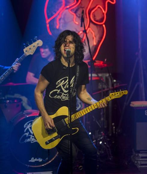 Rulo, en Vitoria, durante un concierto de la actual gira.