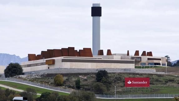 Centro de Procesamiento de Satos (CPD) del Banco Santander, 'el bunker', situado en Medio Cudeyo.