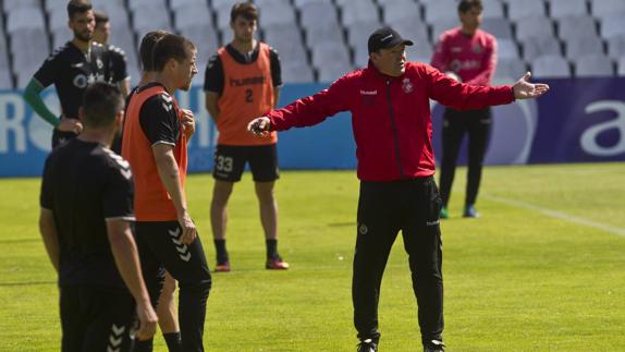 Entrenamiento del Racing este miércoles