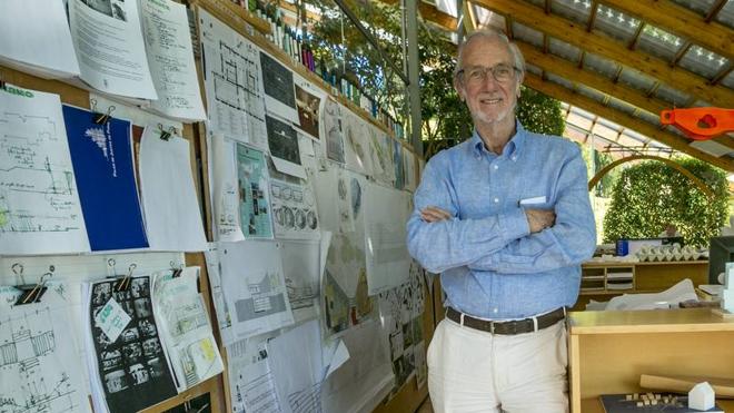 El arquitecto italiano Renzo Piano, en su estudio de Génova.