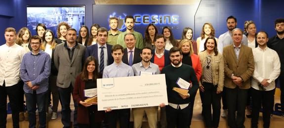 Premiados, participantes y miembros del jurado de los Premios Cesine a la mejor campaña social publicitaria.