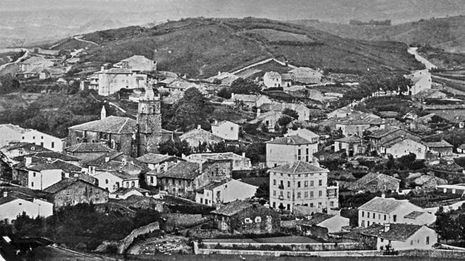 Panorámica desde La Cardosa antes de 1860