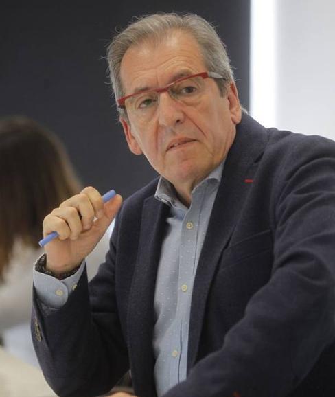 Víctor Gijón, esta mañana en rueda de prensa.