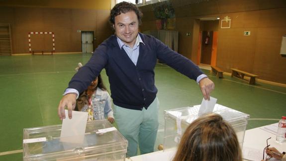 Jesús Gutiérrez, en las elecciones de 2015.