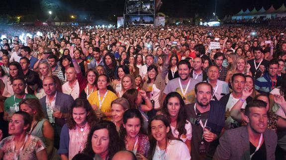 Asistentes al Festival Música en Grande de Santander