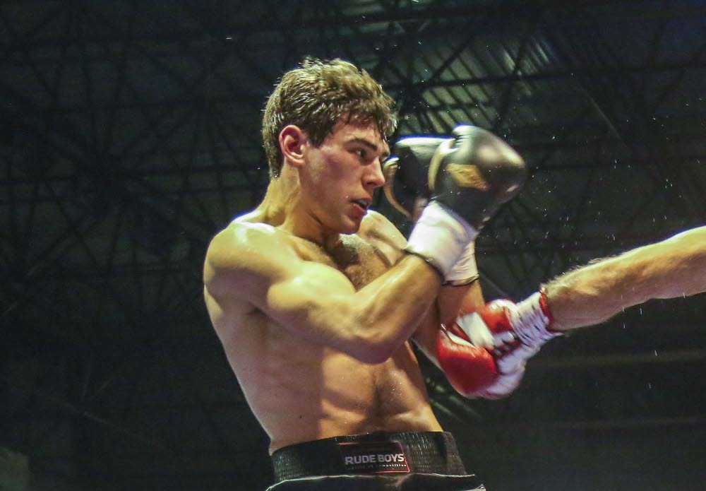 El cántabro Sergio García durante un combate.