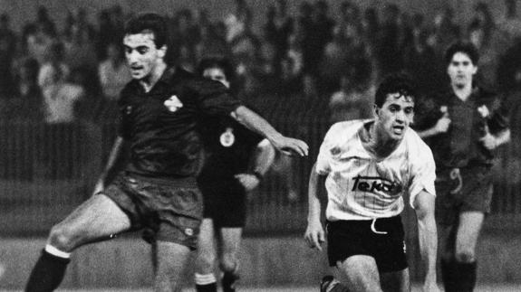 Quique Estebaranz fue el héroe del partido con cuatro goles aquel 6 de noviembre de 1988.