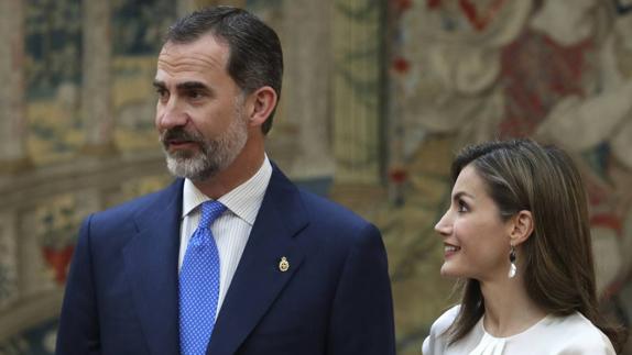 El rey Felipe VI y la reina Letizia.