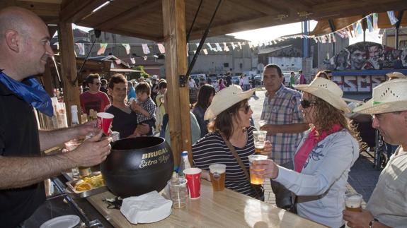 Casetas de las fiestas de San Juan de Maliaño, en una edición anterior.