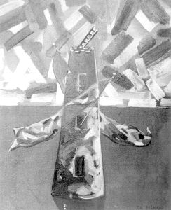 La pintura de Rufino de Mingo se exhibe desde hoy en la galería cántabra El Cantil