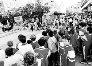 Los más jóvenes pidieron luchar contra la pobreza