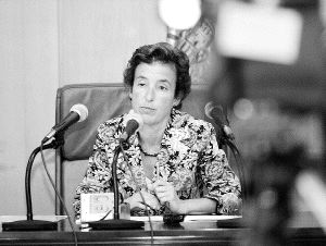La fiscal superior Pilar Martín Nájera. / ANDRÉS FERNÁNDEZ