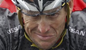 Lance Armstrong durante su participación en la Vuelta a Suiza, en la que quedó segundo. ::
REUTERS