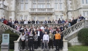 Los investigadores reunidos en el Palacio de La Magdalena, la pasada semana. ::
SANE