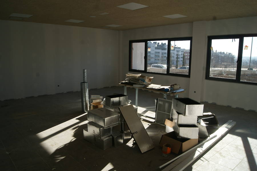 Fotos: Visita obras nuevo instituto de Arroyo