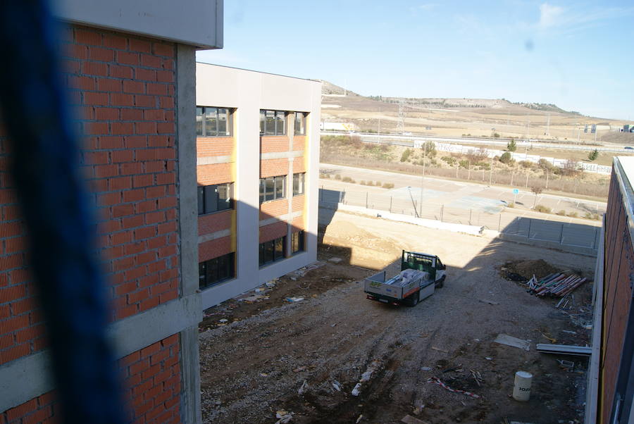 Fotos: Visita obras nuevo instituto de Arroyo