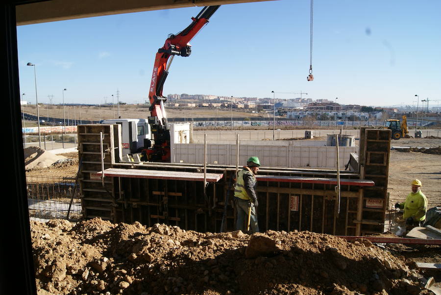 Fotos: Visita obras nuevo instituto de Arroyo