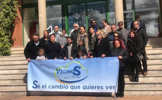 Simpatizantes de Vecinos por Arroyo, antigua SISEPA. 