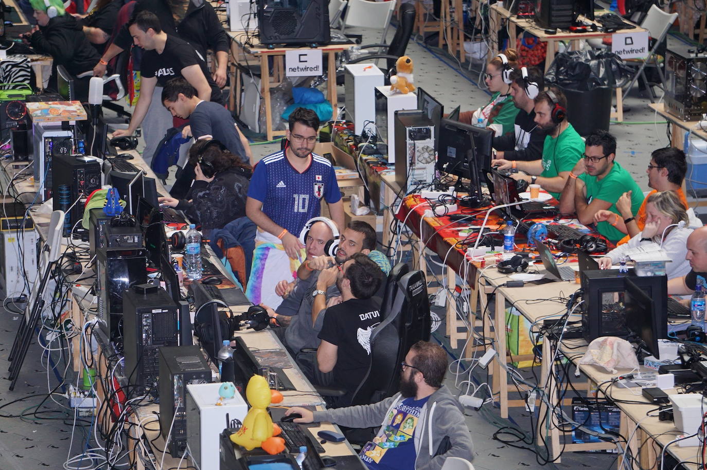 Mas de 400 participantes en la Lan Party arroyana. 