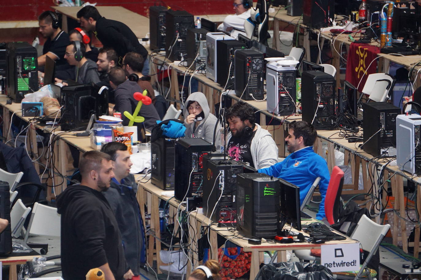 Mas de 400 participantes en la Lan Party arroyana. 
