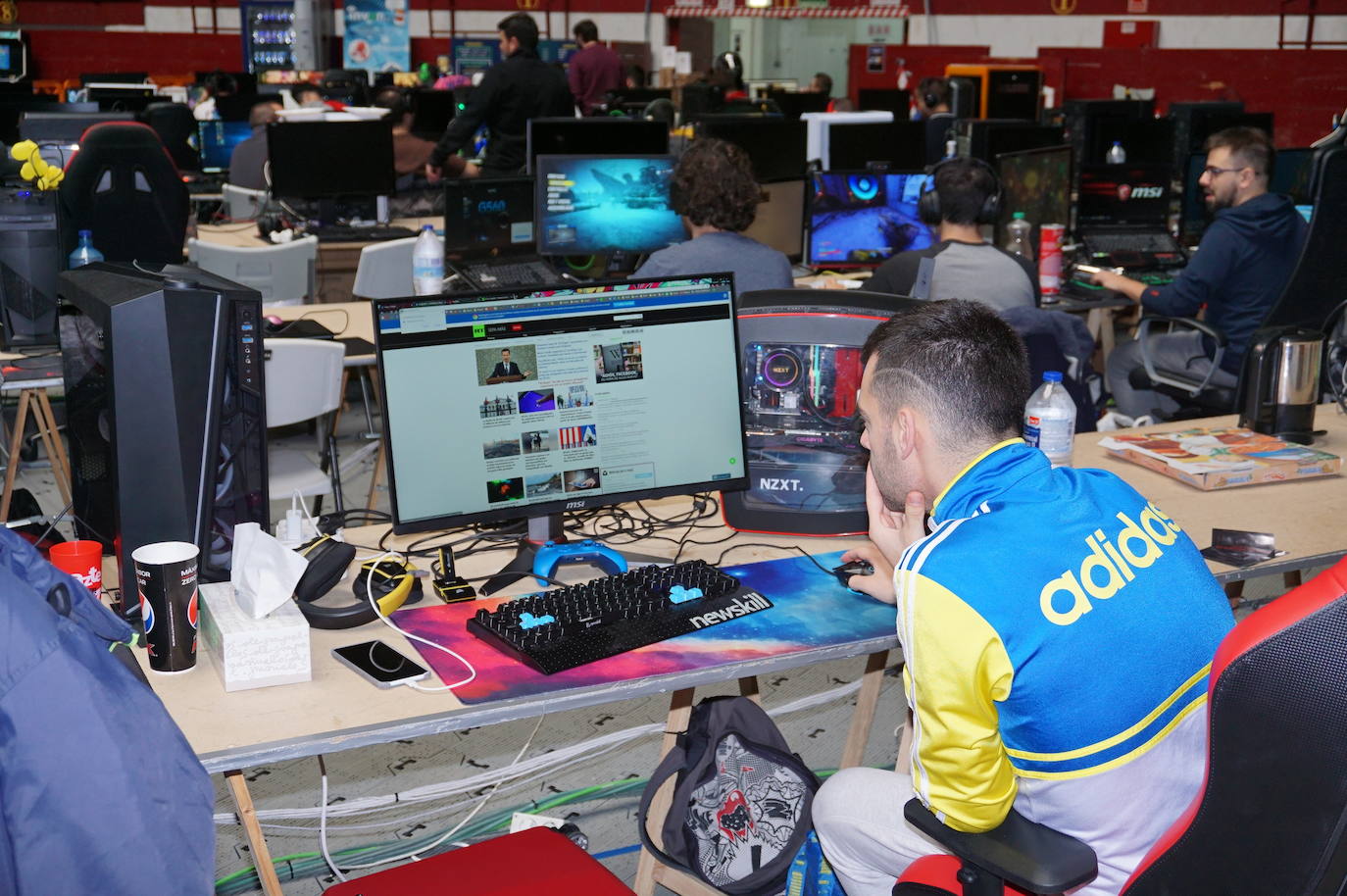 Mas de 400 participantes en la Lan Party arroyana. 