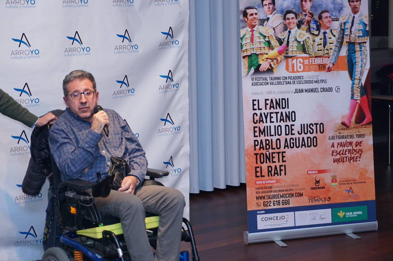 Acto de presentación del brillante, completo y rematado cartel del VI Festival Taurino de La Flecha, en Arroyo de la Encomienda. 