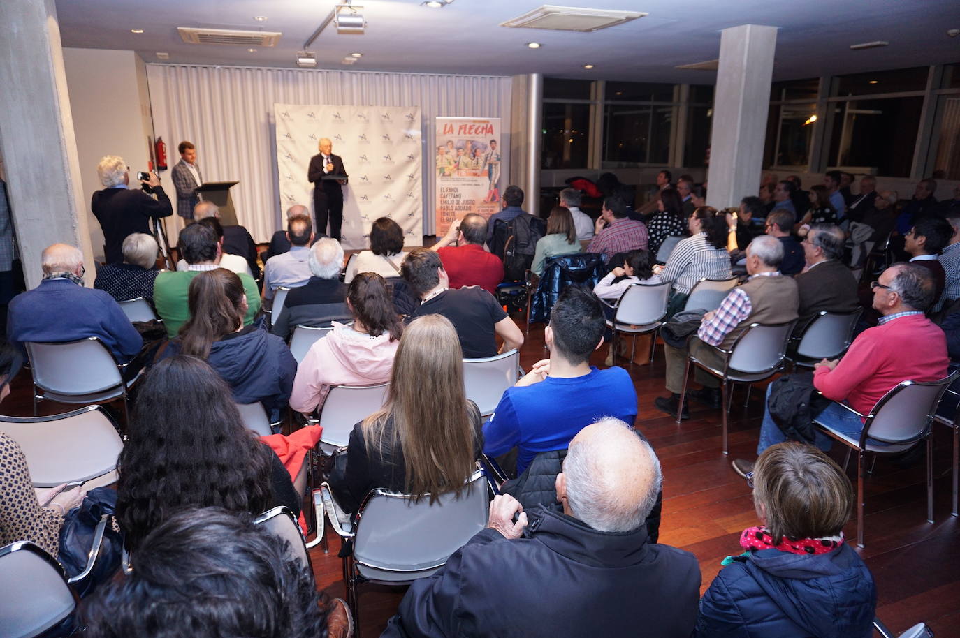 Acto de presentación del brillante, completo y rematado cartel del VI Festival Taurino de La Flecha, en Arroyo de la Encomienda. 