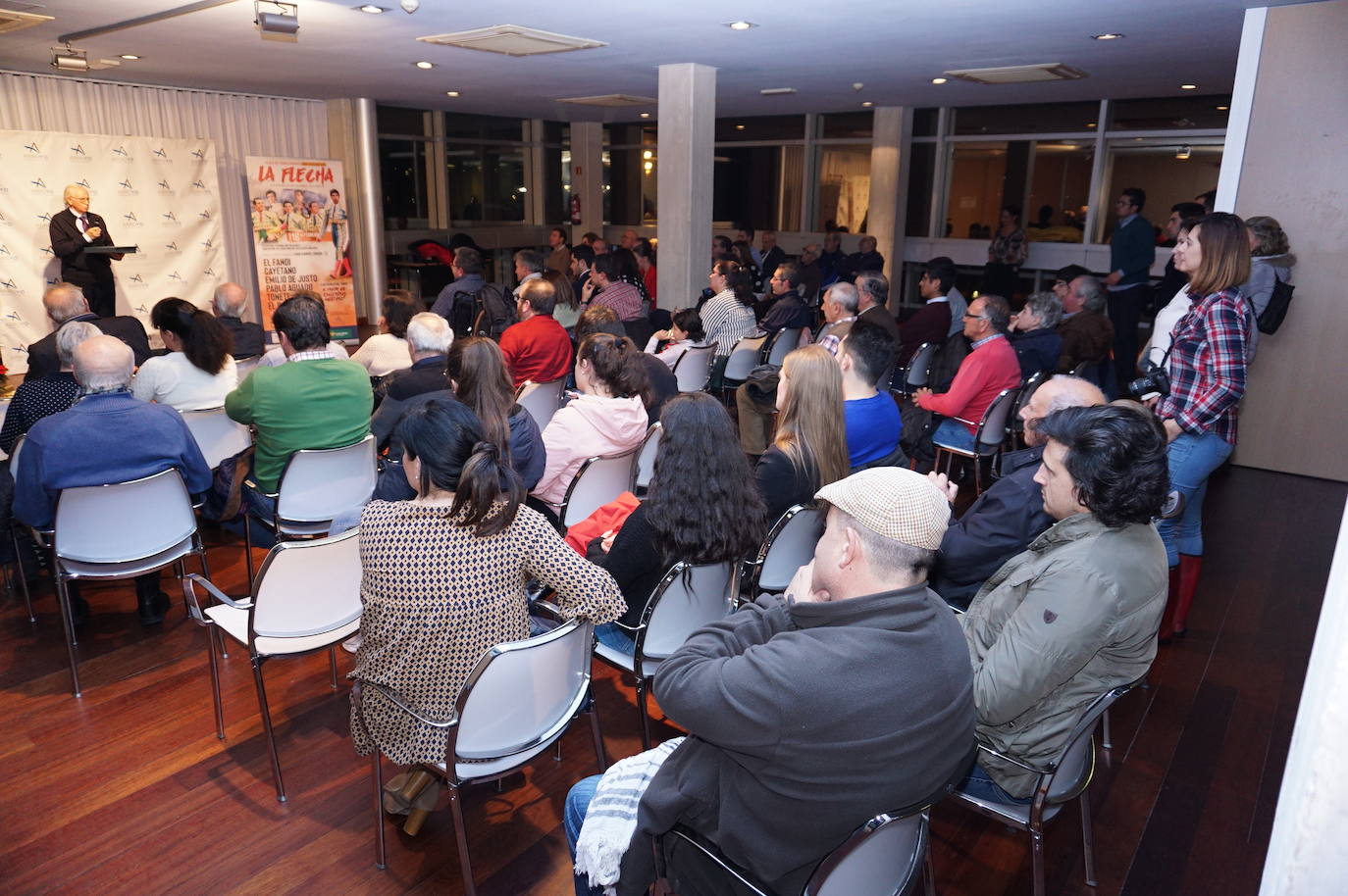 Acto de presentación del brillante, completo y rematado cartel del VI Festival Taurino de La Flecha, en Arroyo de la Encomienda. 