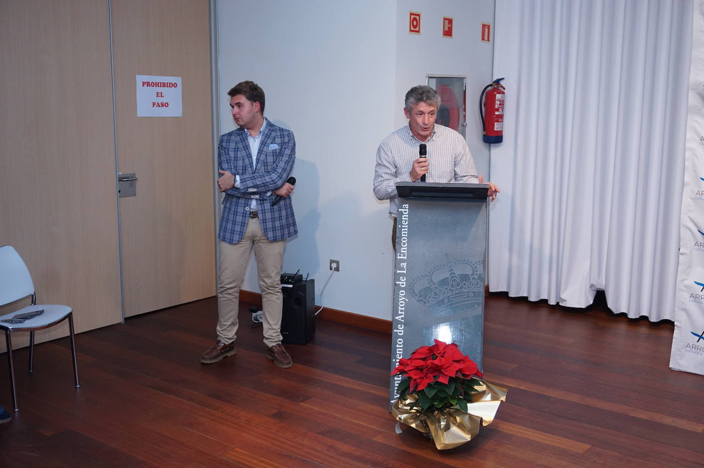 Acto de presentación del brillante, completo y rematado cartel del VI Festival Taurino de La Flecha, en Arroyo de la Encomienda. 