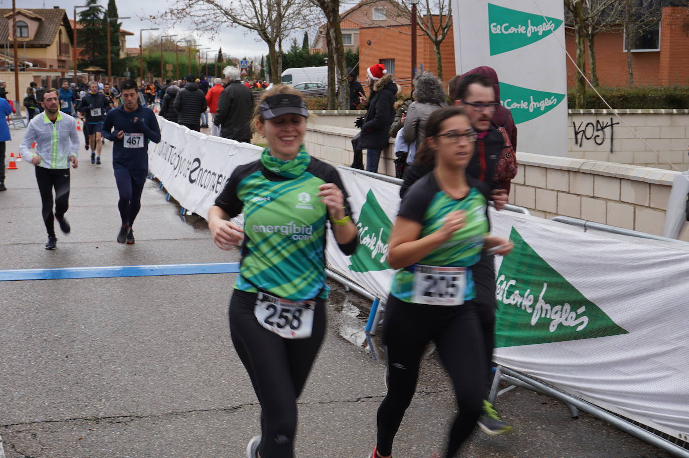 Ganadoras de la prueba femenina de 10 kilómetros. 