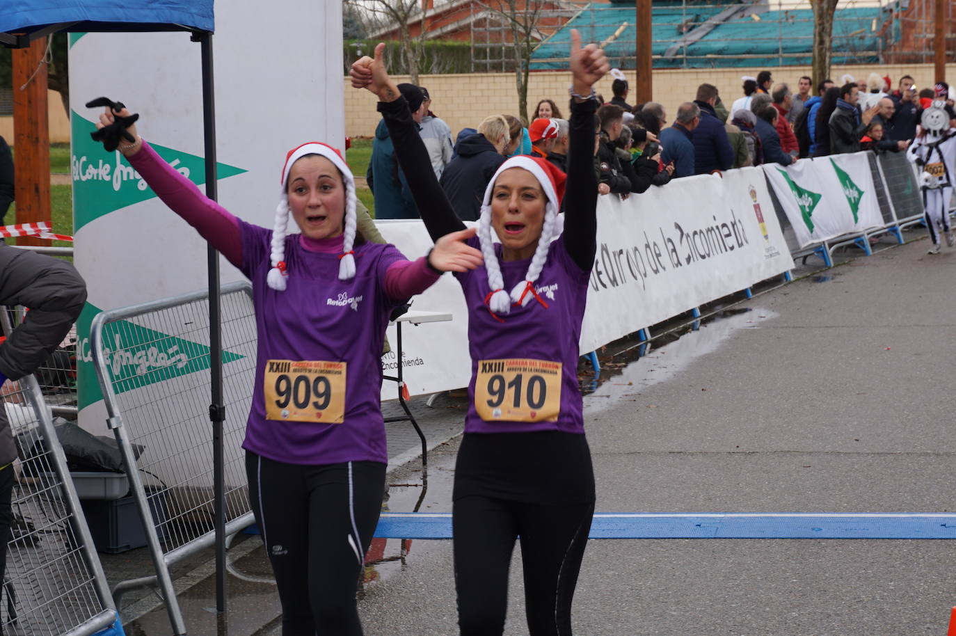 Ganadoras de la prueba femenina de 10 kilómetros. 