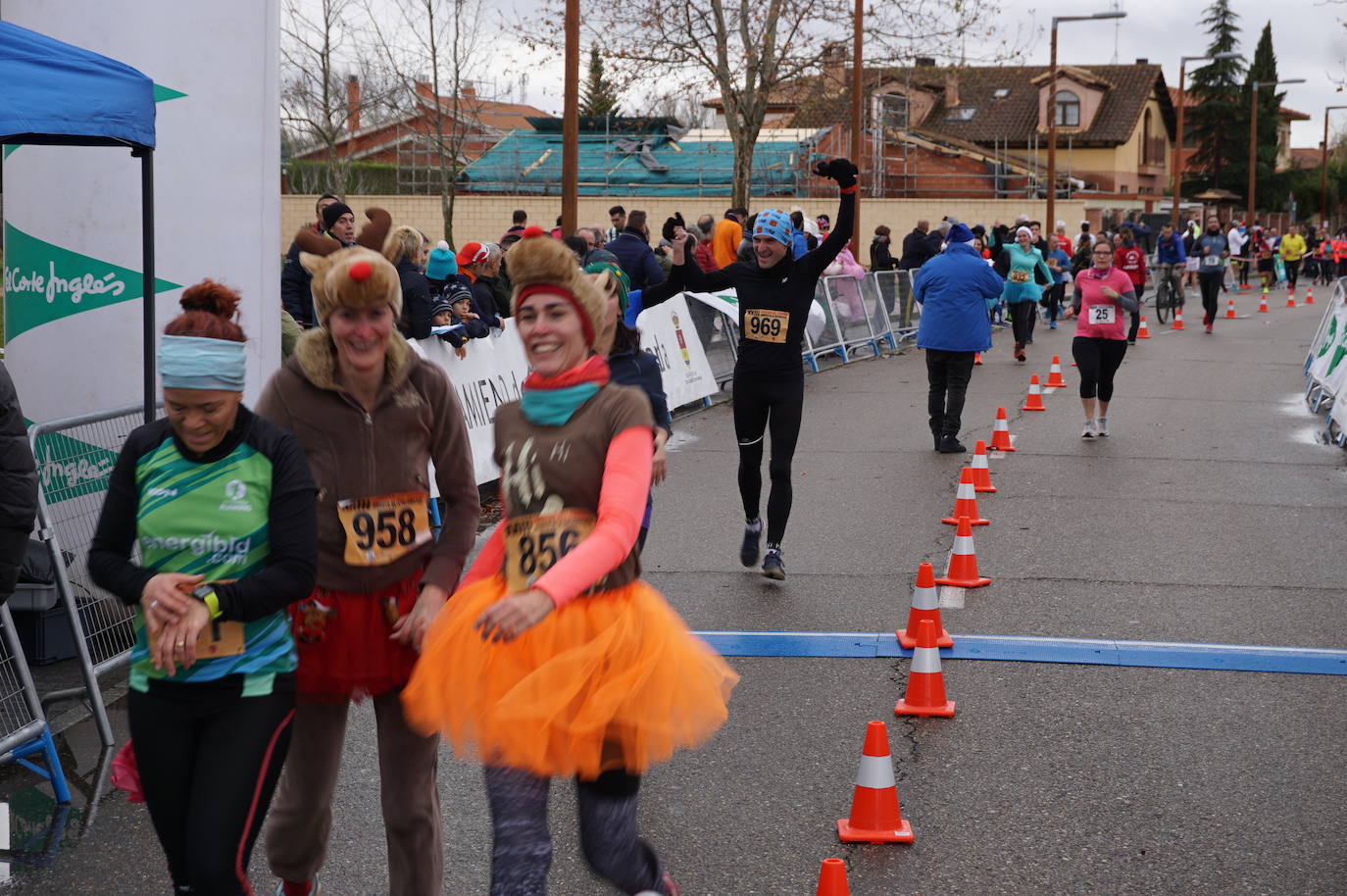 Ganadoras de la prueba femenina de 10 kilómetros. 