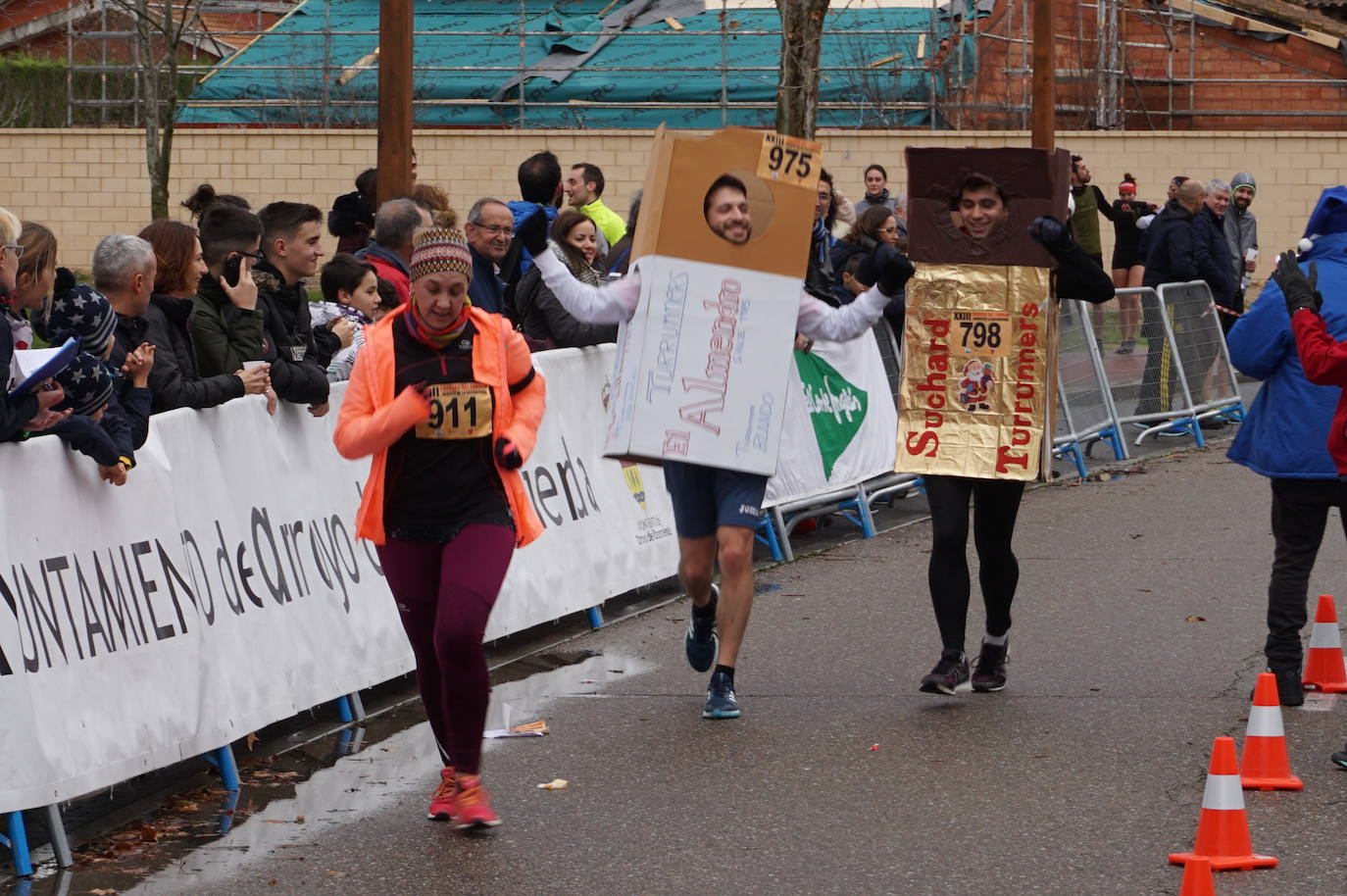Ganadoras de la prueba femenina de 10 kilómetros. 